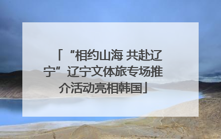 “相约山海 共赴辽宁”辽宁文体旅专场推介活动亮相韩国