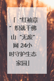 “红袖章”织就千佛山“无废”网 24小时守护生态家园