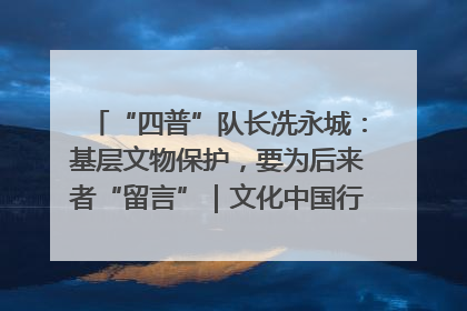 “四普”队长冼永城：基层文物保护，要为后来者“留言”｜文化中国行·我在广东找文物
