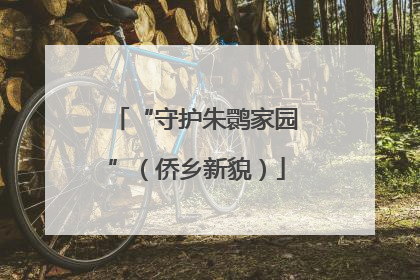 “守护朱鹮家园”（侨乡新貌）