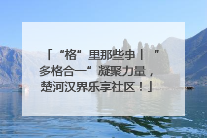 “格”里那些事丨“多格合一”凝聚力量，楚河汉界乐享社区！