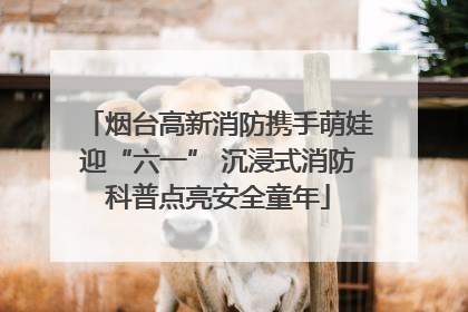 烟台高新消防携手萌娃迎“六一” 沉浸式消防科普点亮安全童年