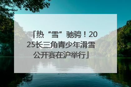 热“雪”驰骋！2025长三角青少年滑雪公开赛在沪举行