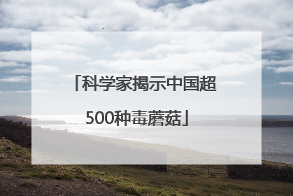 科学家揭示中国超500种毒蘑菇