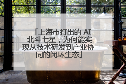上海市打出的 AI 北斗七星，为何能实现从技术研发到产业协同的闭环生态