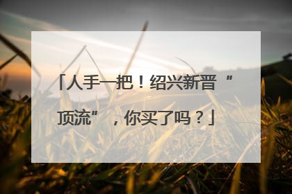 人手一把！绍兴新晋“顶流”，你买了吗？