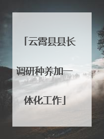 云霄县县长调研种养加一体化工作