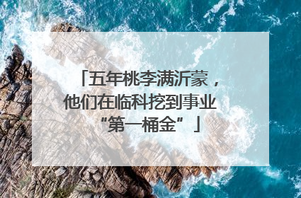 五年桃李满沂蒙，他们在临科挖到事业“第一桶金”