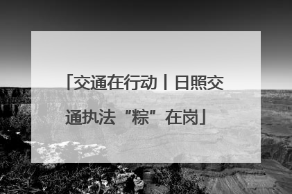 交通在行动丨日照交通执法“粽”在岗