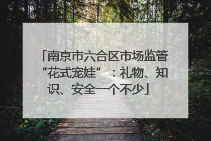 南京市六合区市场监管“花式宠娃”：礼物、知识、安全一个不少