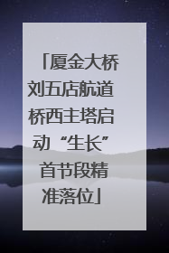 厦金大桥刘五店航道桥西主塔启动“生长” 首节段精准落位