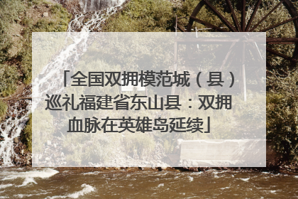 全国双拥模范城（县）巡礼福建省东山县：双拥血脉在英雄岛延续