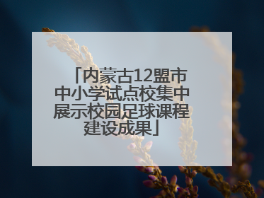 内蒙古12盟市中小学试点校集中展示校园足球课程建设成果