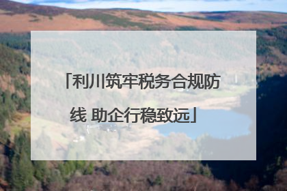 利川筑牢税务合规防线 助企行稳致远