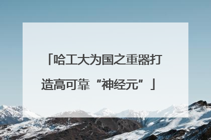 哈工大为国之重器打造高可靠“神经元”