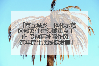 商丘城乡一体化示范区部署住建领域重点工作 贯彻精神强作风 筑牢民生底线促发展