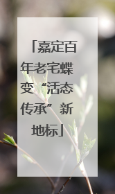 嘉定百年老宅蝶变“活态传承”新地标