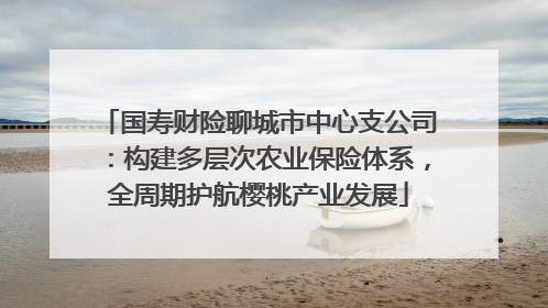 国寿财险聊城市中心支公司：构建多层次农业保险体系，全周期护航樱桃产业发展