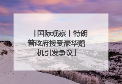 国际观察丨特朗普政府接受豪华赠机引发争议