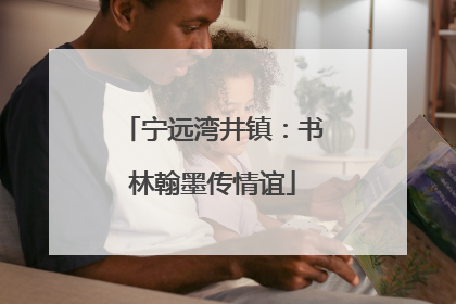 宁远湾井镇：书林翰墨传情谊