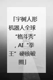 宇树人形机器人全球“格斗秀”，AI“拳王”硬核破圈