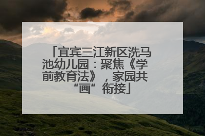 宜宾三江新区洗马池幼儿园：聚焦《学前教育法》，家园共“画”衔接