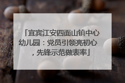 宜宾江安四面山镇中心幼儿园：党员引领亮初心，先锋示范做表率