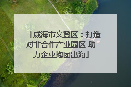 威海市文登区：打造对非合作产业园区 助力企业抱团出海