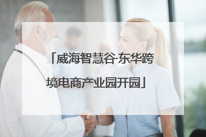 威海智慧谷·东华跨境电商产业园开园