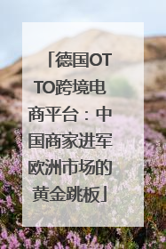 德国OTTO跨境电商平台：中国商家进军欧洲市场的黄金跳板