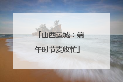 山西运城：端午时节麦收忙