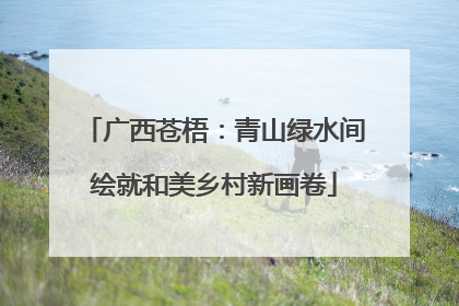 广西苍梧：青山绿水间绘就和美乡村新画卷