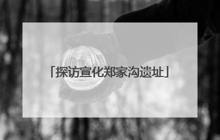 探访宣化郑家沟遗址