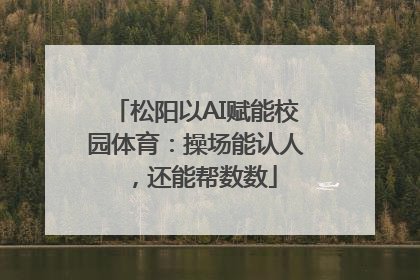 松阳以AI赋能校园体育：操场能认人，还能帮数数