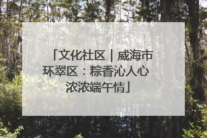文化社区｜威海市环翠区：粽香沁人心 浓浓端午情