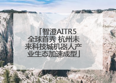 智澄AITR5全球首秀 杭州未来科技城机器人产业生态加速成型