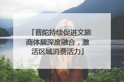 普陀持续促进文旅商体展深度融合，激活区域消费活力