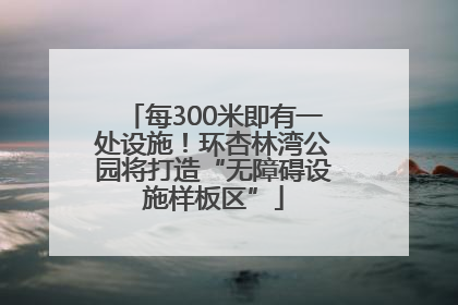 每300米即有一处设施！环杏林湾公园将打造“无障碍设施样板区”