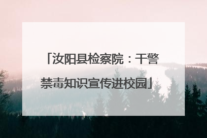 汝阳县检察院：干警禁毒知识宣传进校园