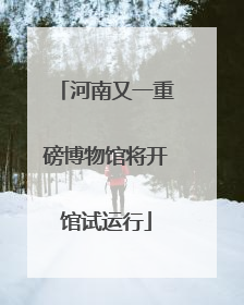 河南又一重磅博物馆将开馆试运行