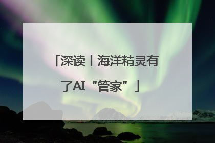 深读丨海洋精灵有了AI“管家”