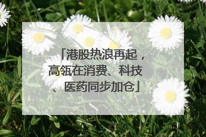 港股热浪再起，高瓴在消费、科技、医药同步加仓