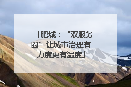 肥城：“双服务圈”让城市治理有力度更有温度