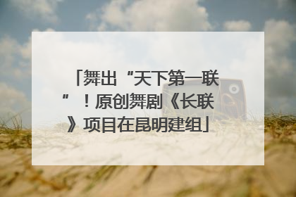 舞出“天下第一联”！原创舞剧《长联》项目在昆明建组