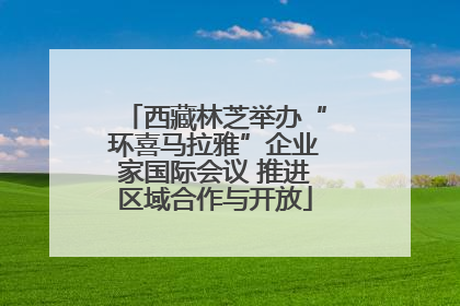 西藏林芝举办“环喜马拉雅”企业家国际会议 推进区域合作与开放