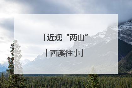 近观“两山”丨西溪往事