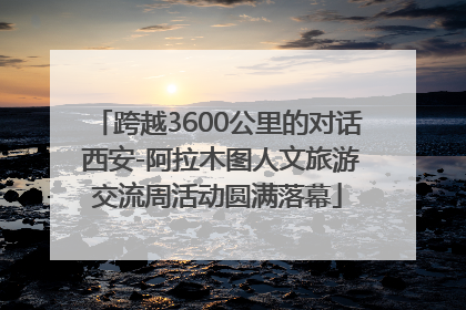 跨越3600公里的对话 西安-阿拉木图人文旅游交流周活动圆满落幕