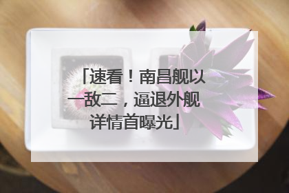 速看！南昌舰以一敌二，逼退外舰详情首曝光