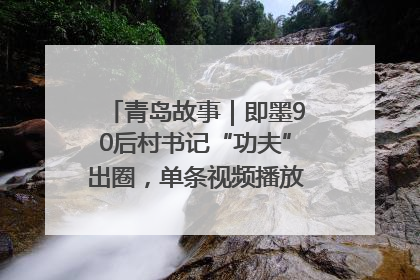 青岛故事｜即墨90后村书记“功夫”出圈，单条视频播放量过600万