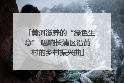 黄河滋养的“绿色生意” 唱响长清区沿黄村的乡村振兴曲